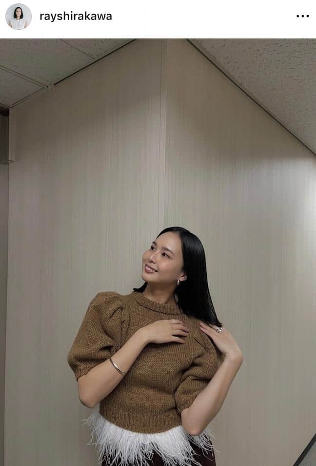 白河れいさんのインスタグラム（＠rayshirakawa）より