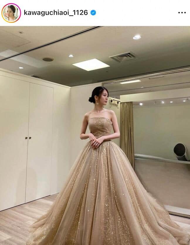 川口葵さんのインスタグラム（＠kawaguchiaoi_1126）より