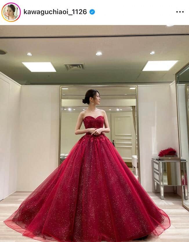 川口葵さんのインスタグラム（＠kawaguchiaoi_1126）より