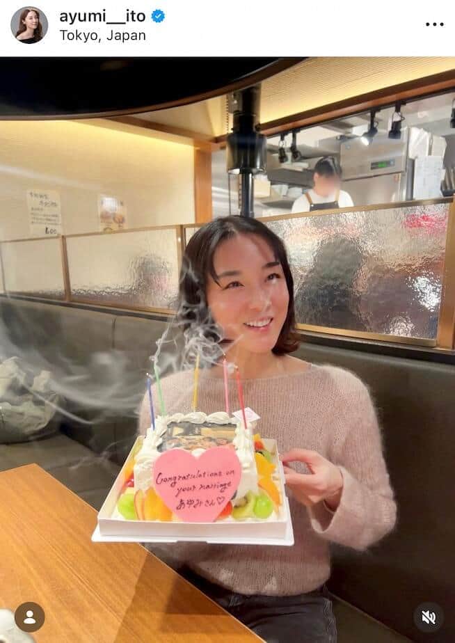 伊藤歩さんのインスタグラム（＠ayumi__ito）より