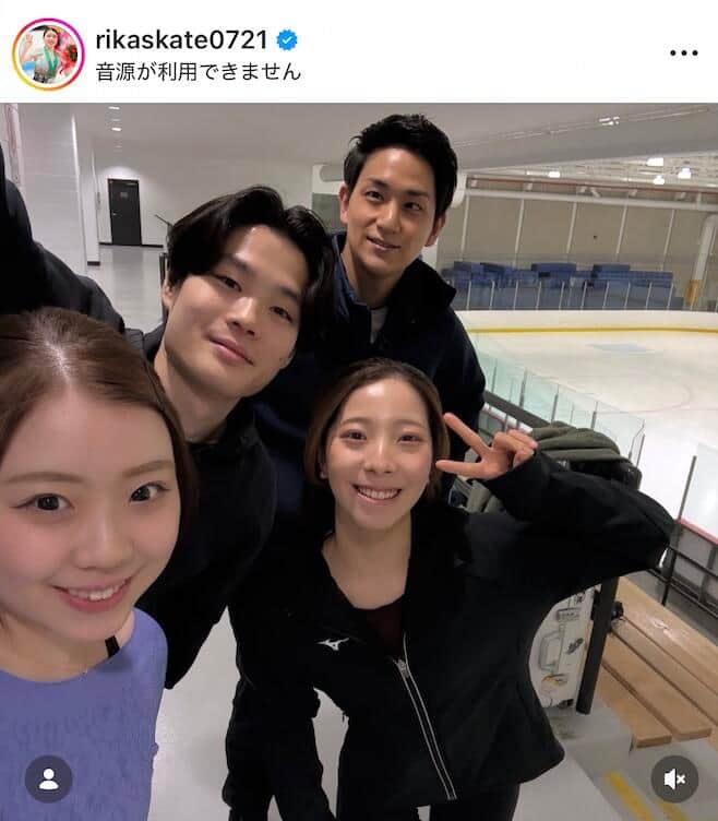紀平梨花選手のインスタグラム（＠rikaskate0721）より