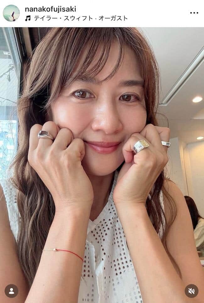 藤崎奈々子さんのインスタグラム（＠nanakofujisaki）より