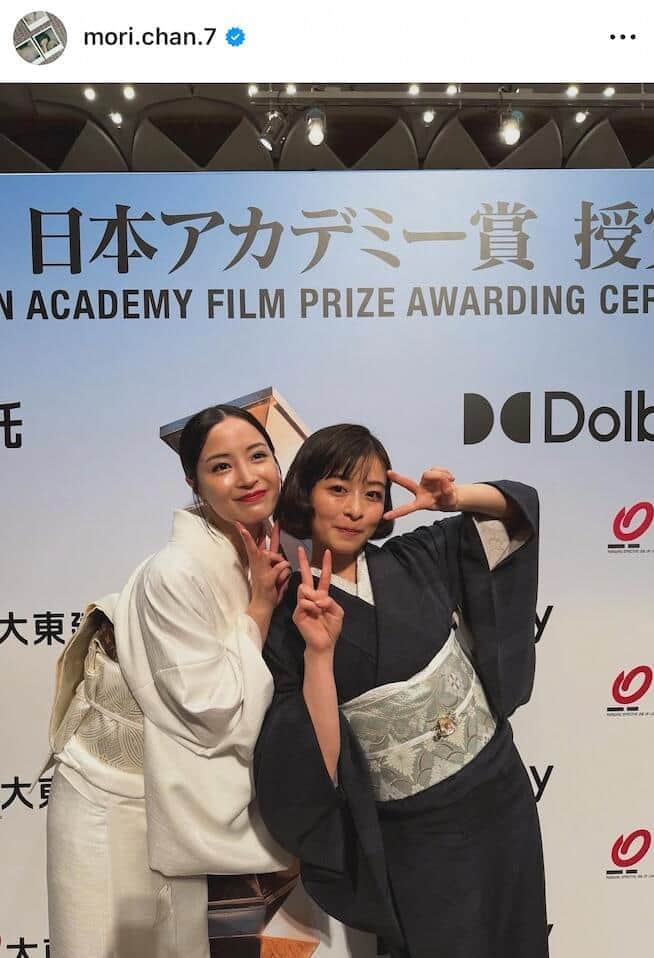 森七菜さんのインスタグラム（＠mori.chan.7）より