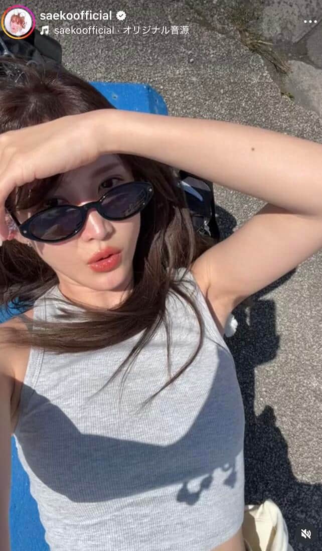 紗栄子さんのインスタグラム（＠saekoofficial）より