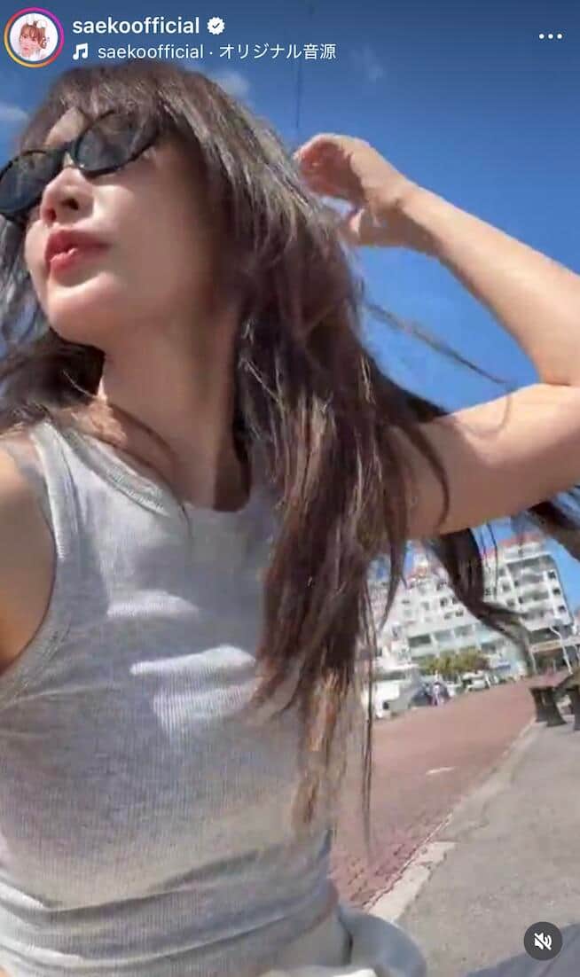 紗栄子さんのインスタグラム（＠saekoofficial）より