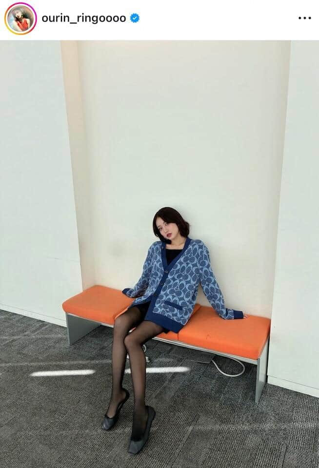王林さんのインスタグラム（＠ourin_ringoooo）より