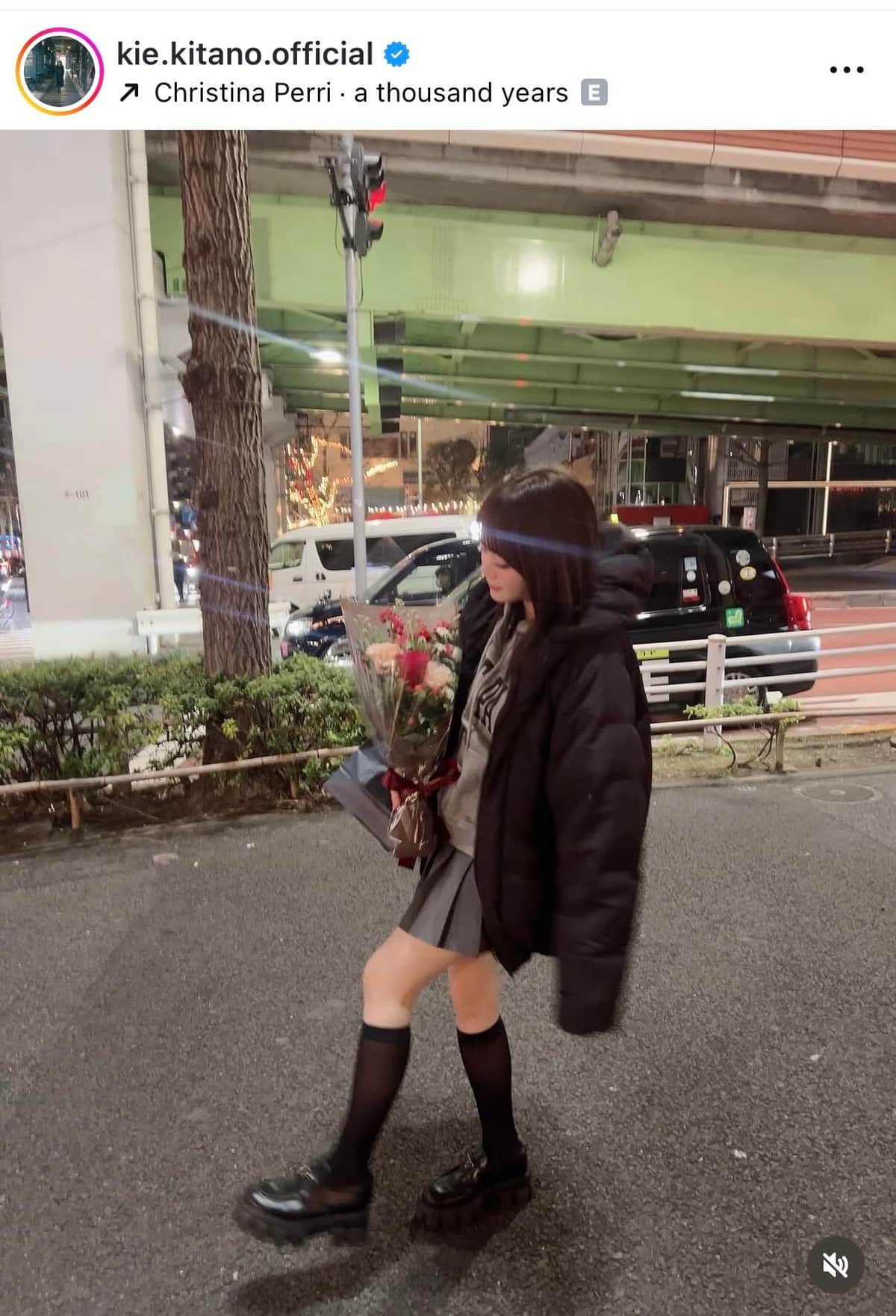 北乃きいさんのインスタグラム（＠kie.kitano.official）より
