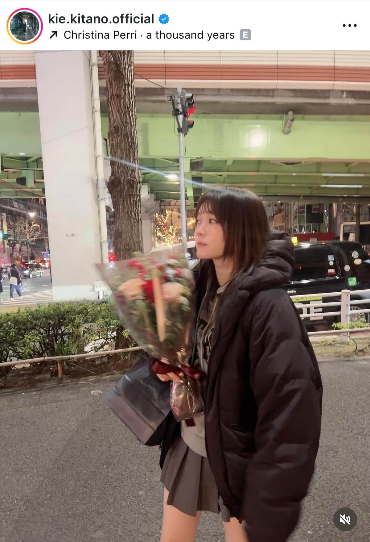 北乃きいさんのインスタグラム（＠kie.kitano.official）より
