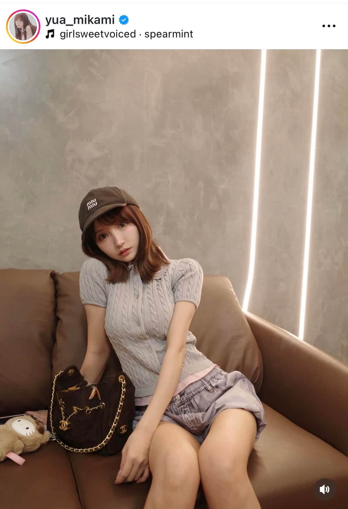 三上悠亜さんのインスタグラム（＠yua_mikami）より
