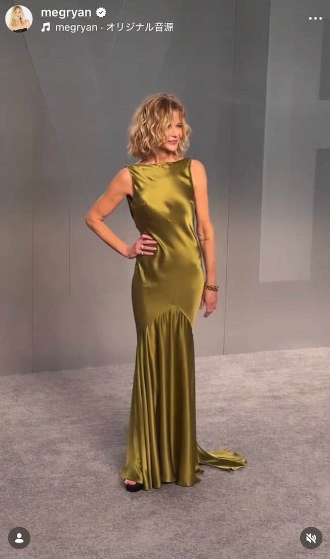 メグ・ライアンさんのインスタグラム（＠megryan）より