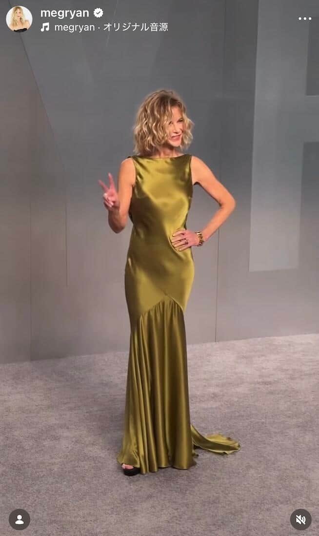 メグ・ライアンさんのインスタグラム（＠megryan）より