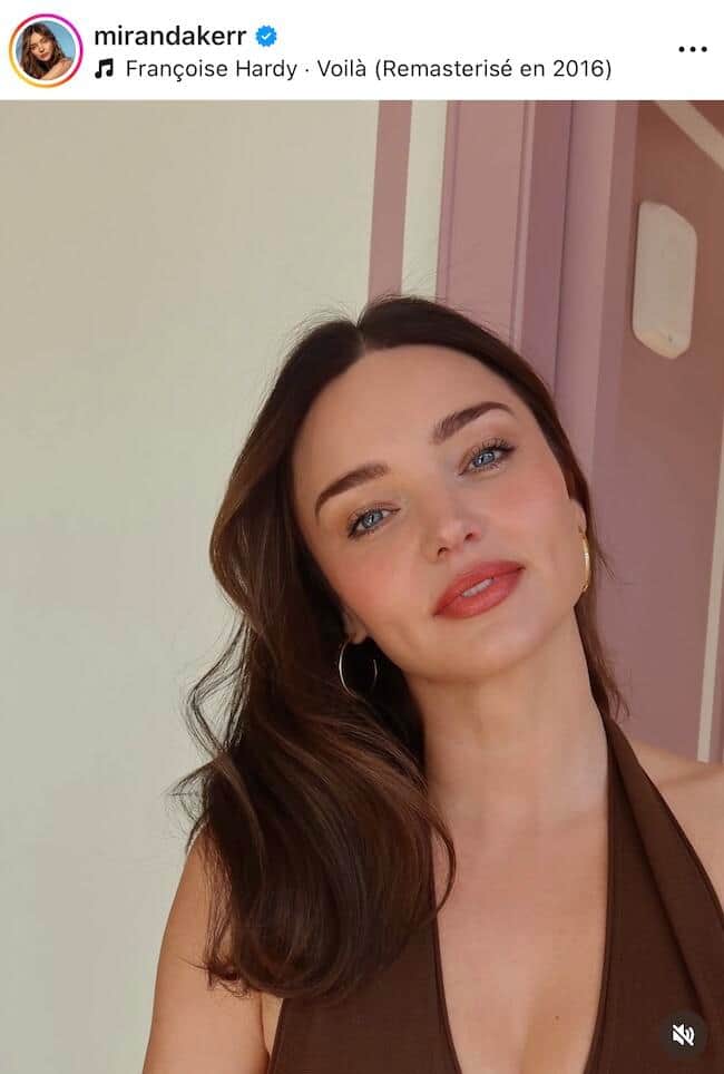 ミランダ・カーさんのインスタグラム（＠mirandakerr）より