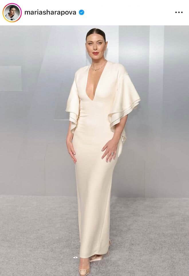 シャラポワさんのインスタグラム（＠mariasharapova）より