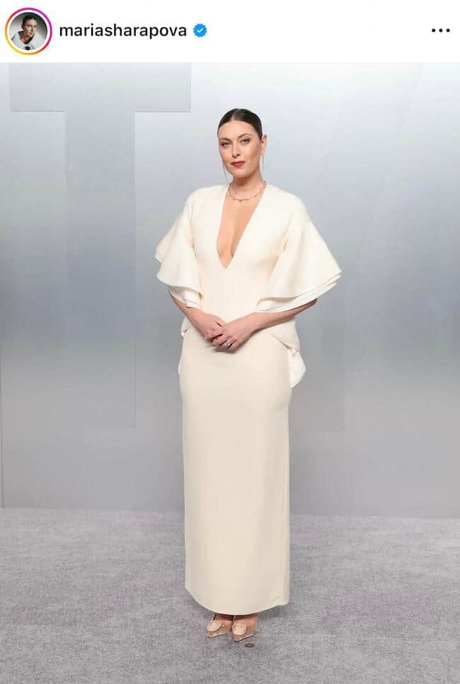 シャラポワさんのインスタグラム（＠mariasharapova）より
