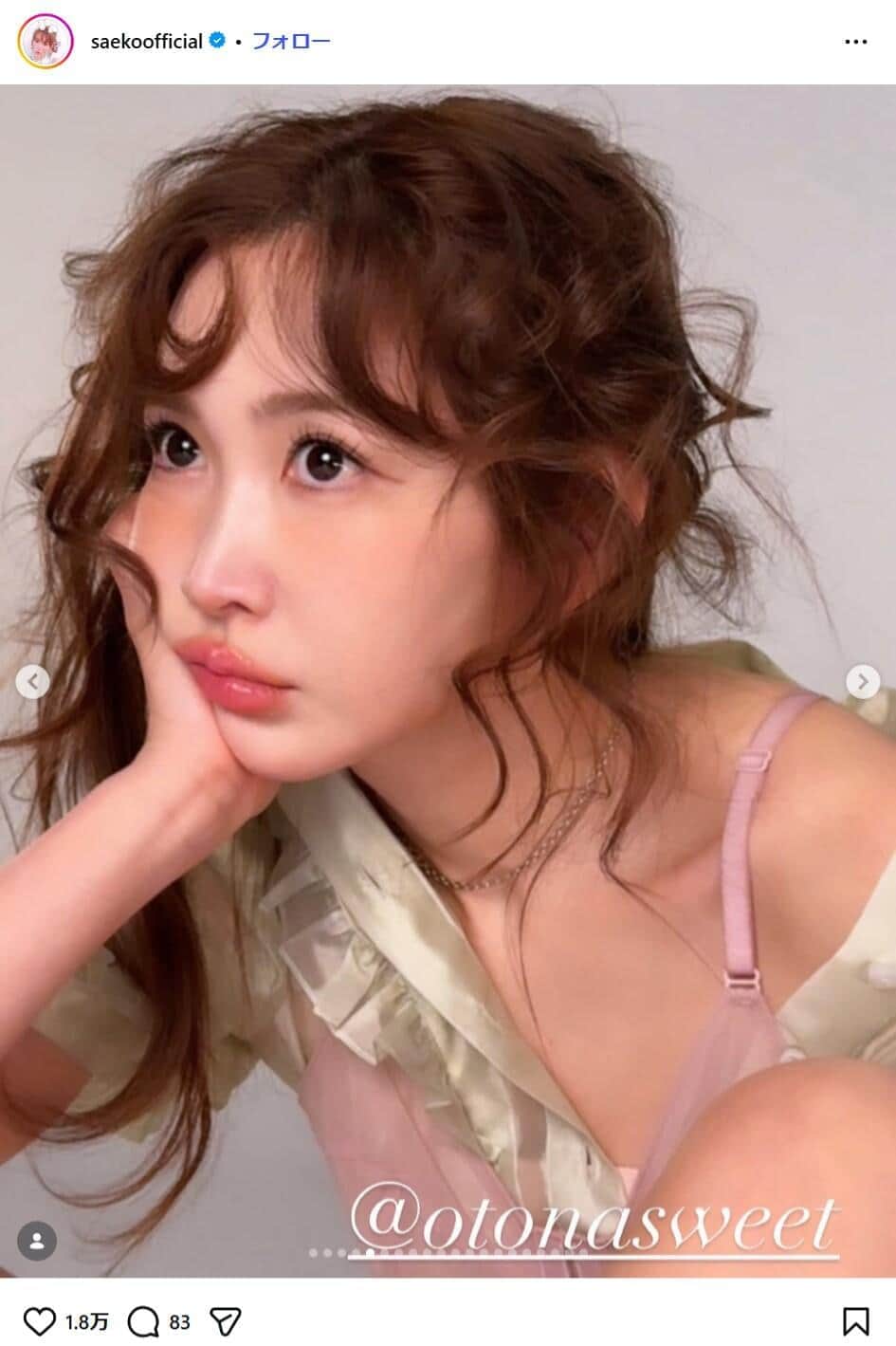 紗栄子、「仔馬の動画」めぐり740字の長文投稿「放っておけない」　翌日はツーショット公開→ネット称賛