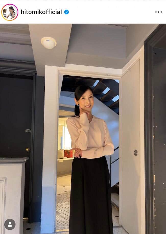 黒木瞳さんのインスタグラム（＠hitomikofficial）より