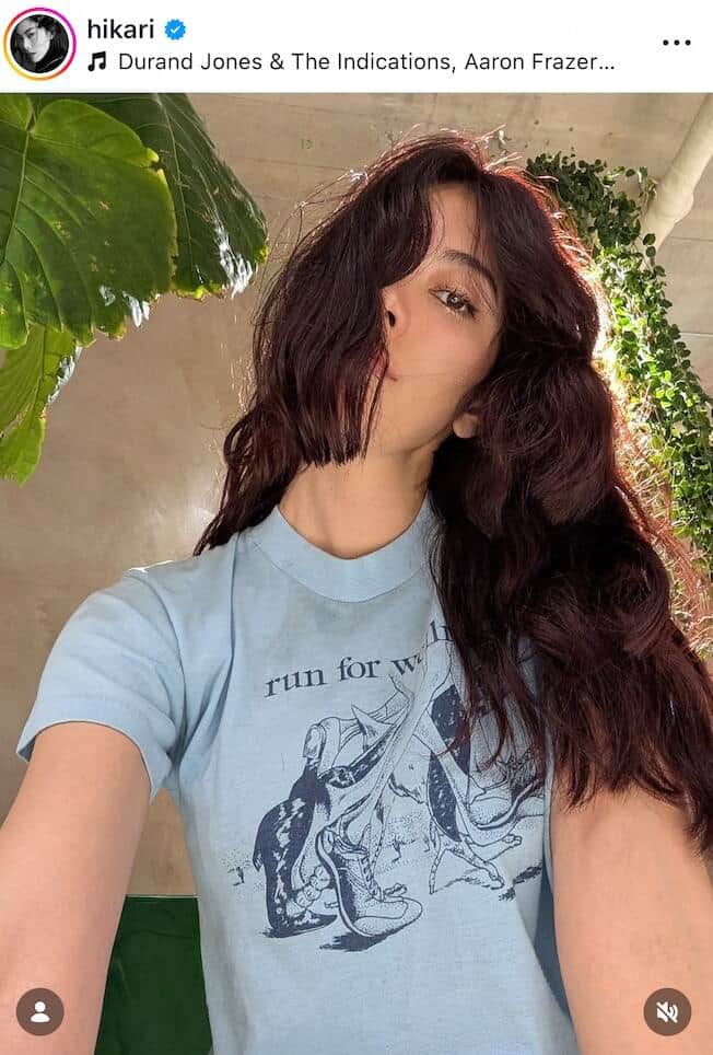 森星さんのインスタグラム（＠hikaria）より