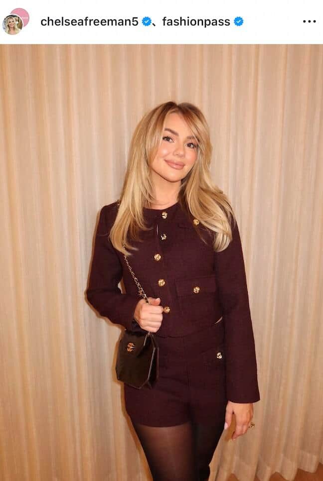 チェルシー・フリーマンさんのインスタグラム（＠chelseafreeman5）より