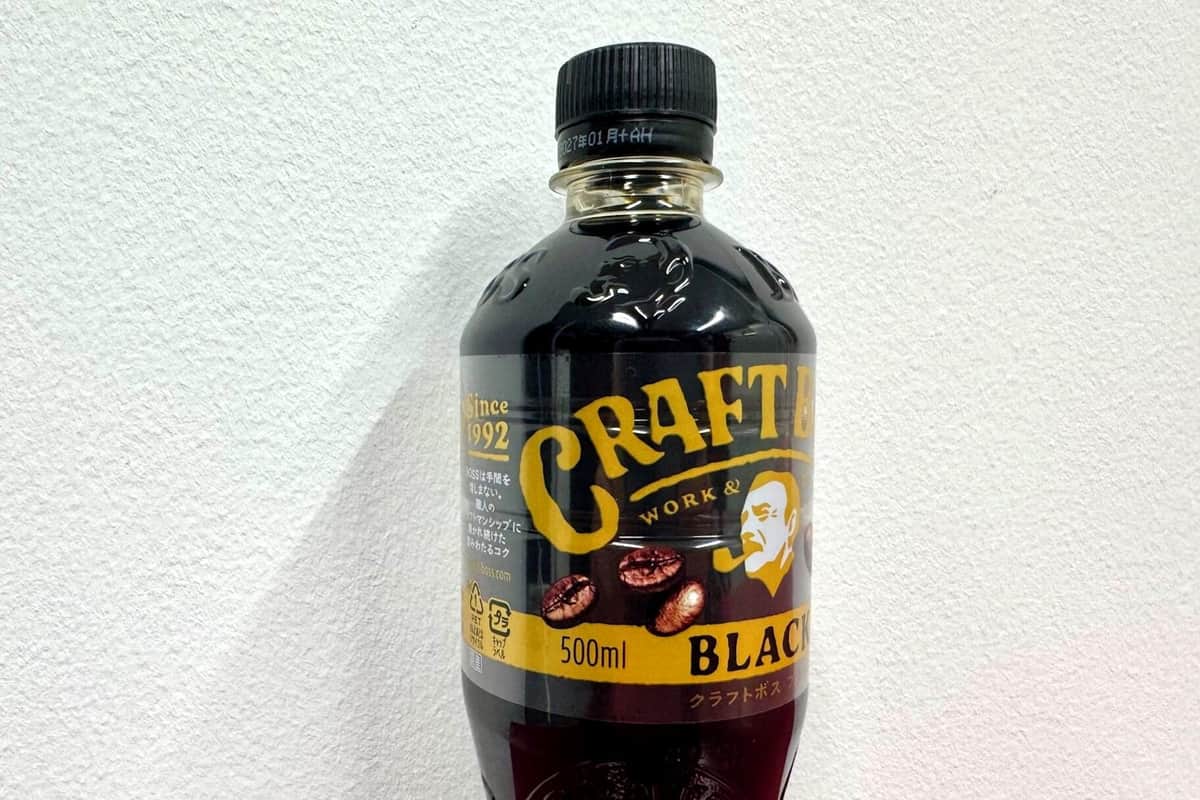 「クラフトボス ブラック」が「コーヒー」→「コーヒー飲料」表記に変更　味わいへの影響あるか聞くと