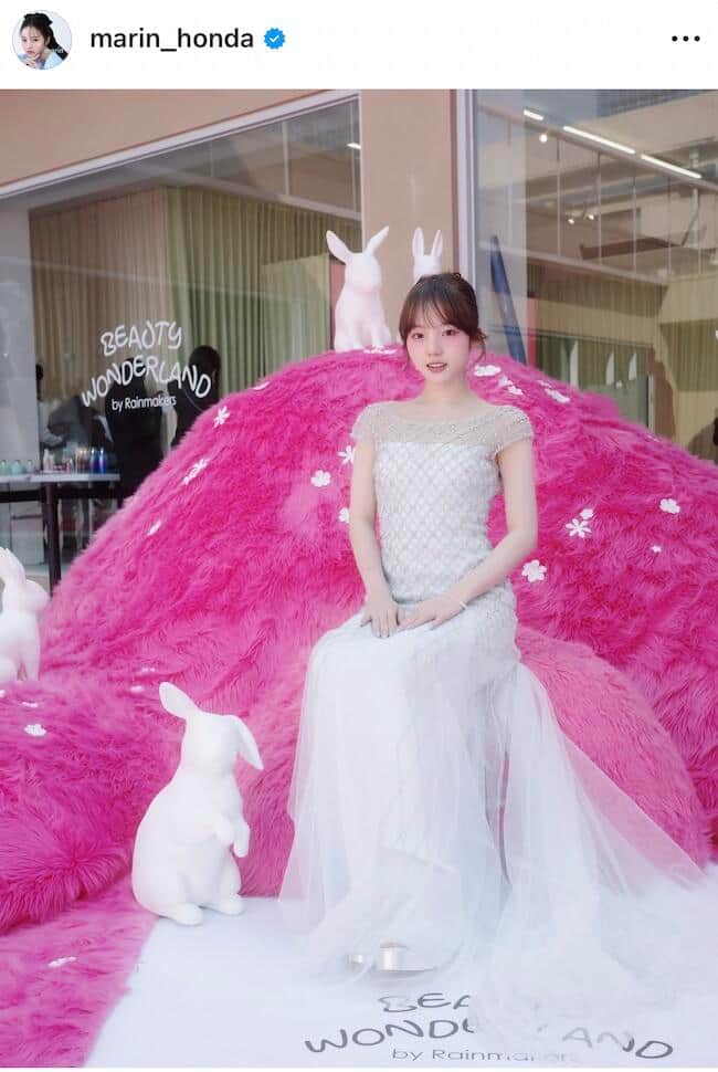 本田真凜さんのインスタグラム（＠marin_honda）より