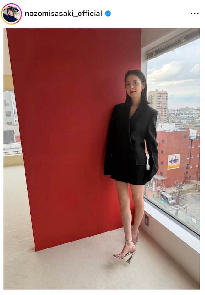佐々木希さんのインスタグラム（＠nozomisasaki_official）より
