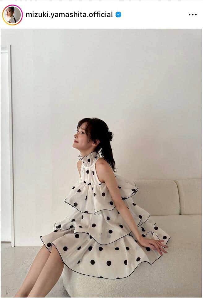 山下美月さんのインスタグラム（＠mizuki.yamashita.official）より