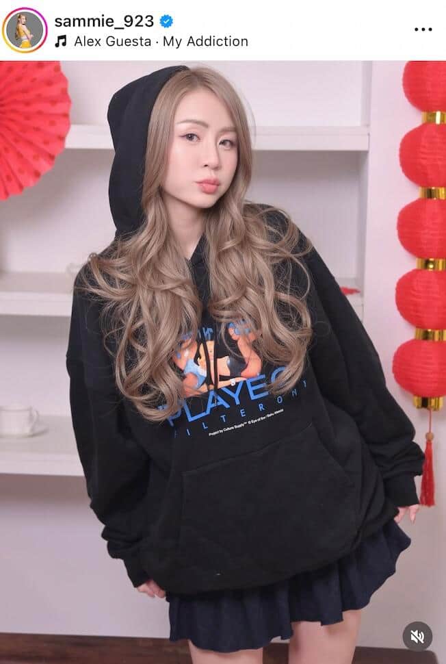 サミーさんのインスタグラム（＠sammie_923）より