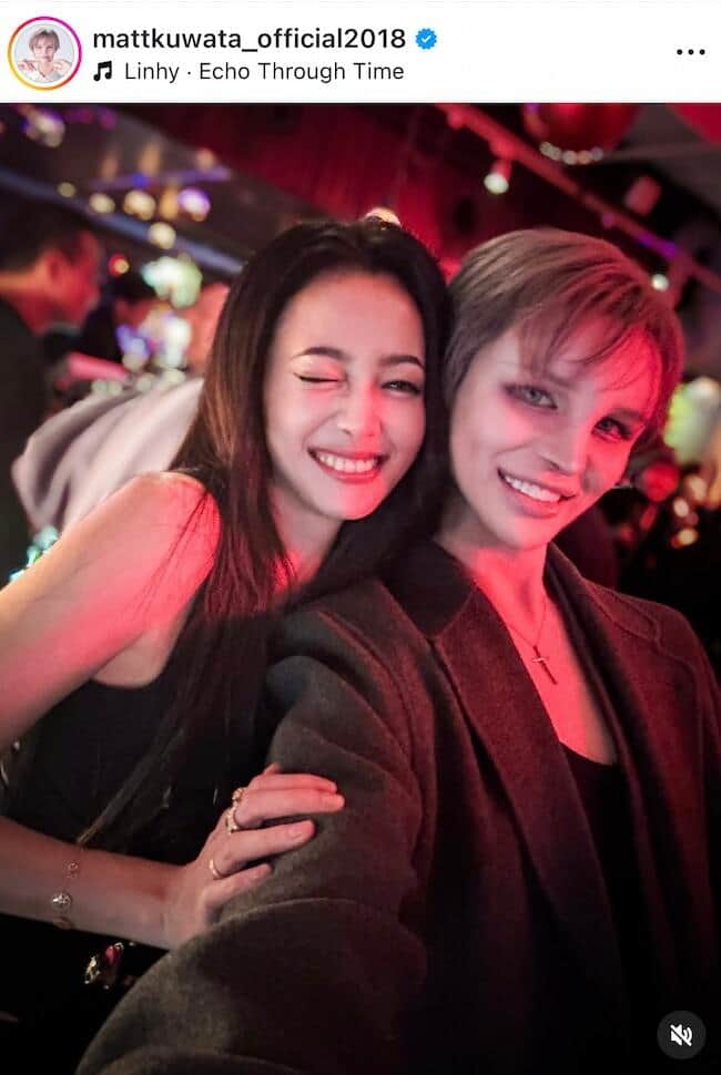 Mattさんのインスタグラム（＠mattkuwata_official2018）より