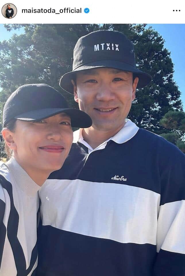 里田まいさんのインスタグラム（＠maisatoda_official）より