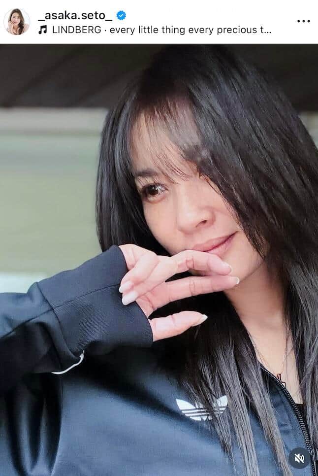 瀬戸朝香さんのインスタグラム（＠_asaka.seto_）より