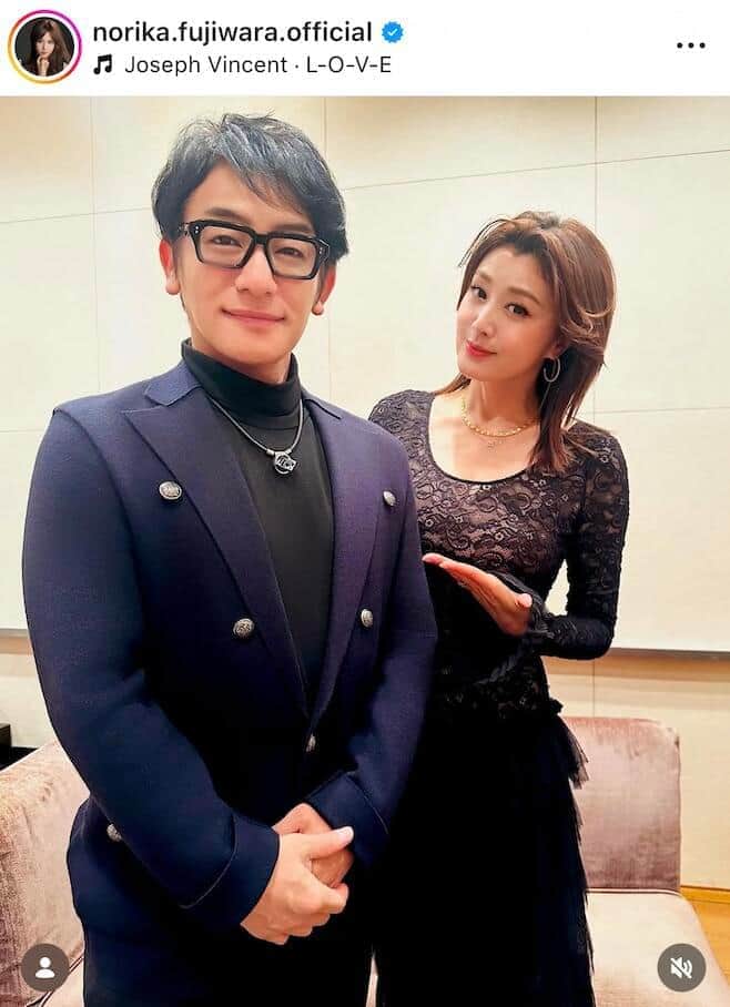 藤原紀香さんのインスタグラム（＠norika.fujiwara.official）より