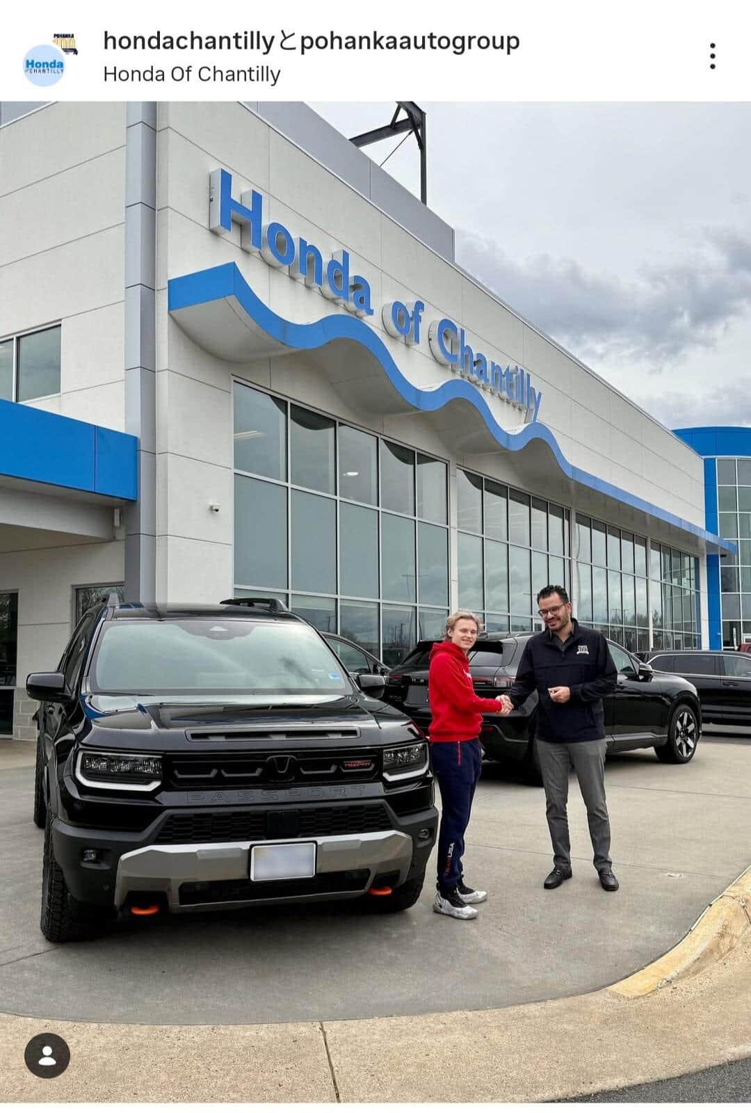「ホンダ・オブ・シャンティリー」公式インスタグラム（＠hondachantilly）より