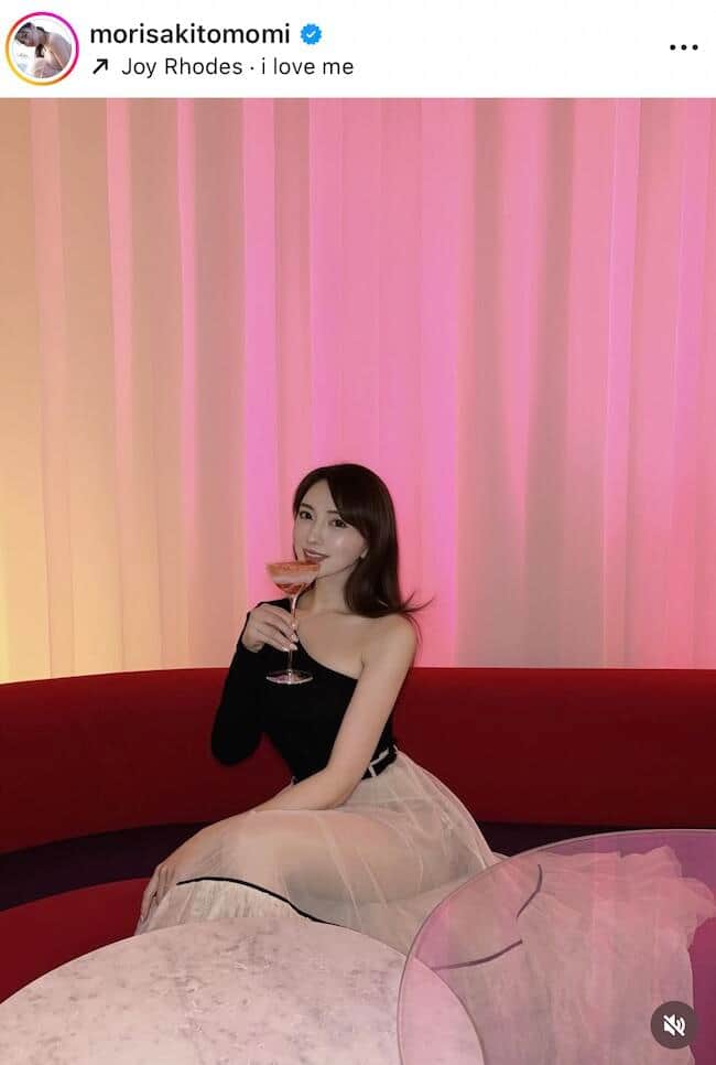 森咲智美さんのインスタグラム（＠morisakitomomi）より