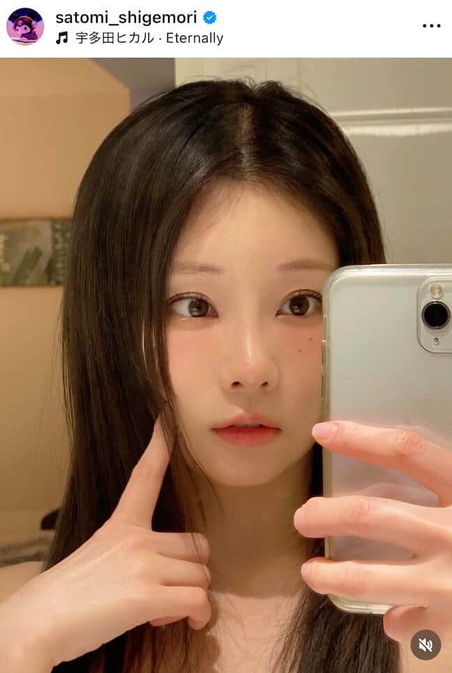 重盛さと美さんのインスタグラム（＠satomi_shigemori）より