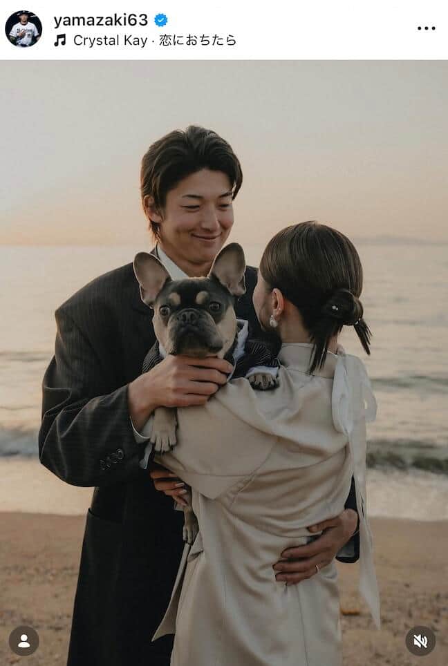 山崎颯一郎さんのインスタグラム（＠yamazaki63）より
