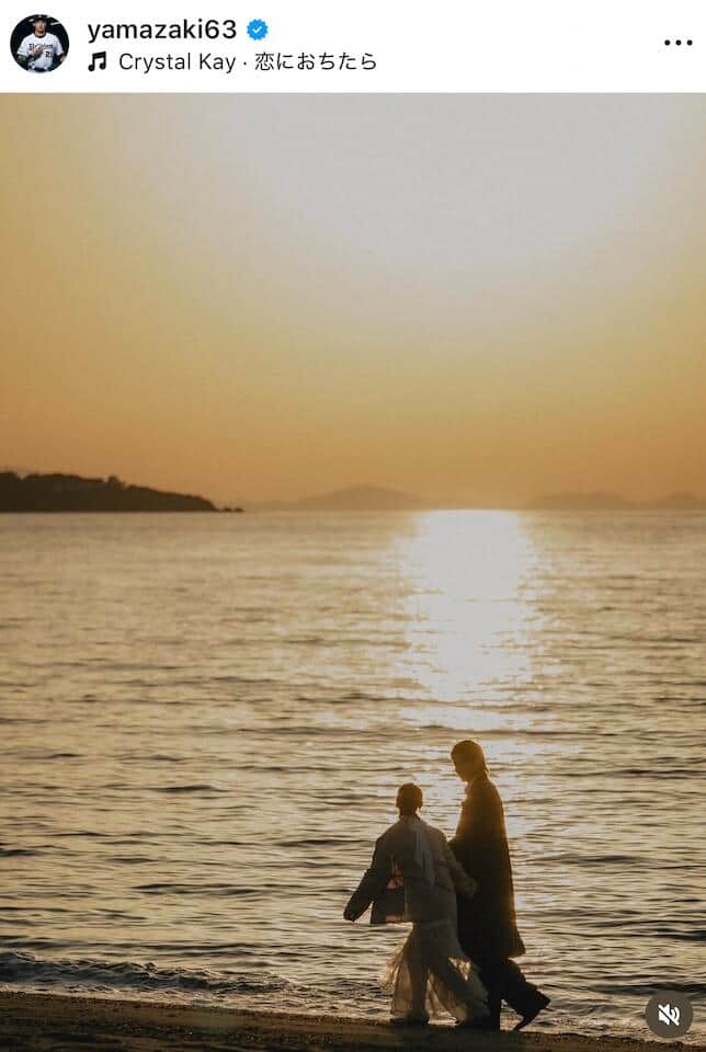 山崎颯一郎さんのインスタグラム（＠yamazaki63）より