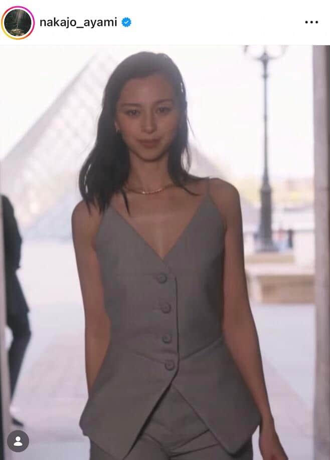 中条あやみさんのインスタグラム（＠nakajo_ayami）より