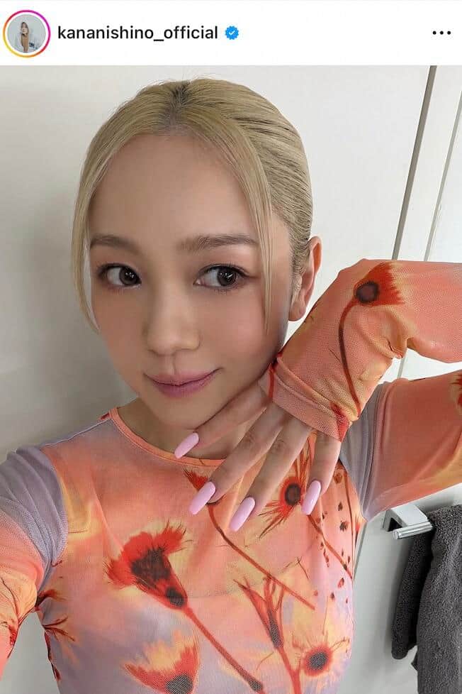 西野カナさんのインスタグラム（＠kananishino_official）より