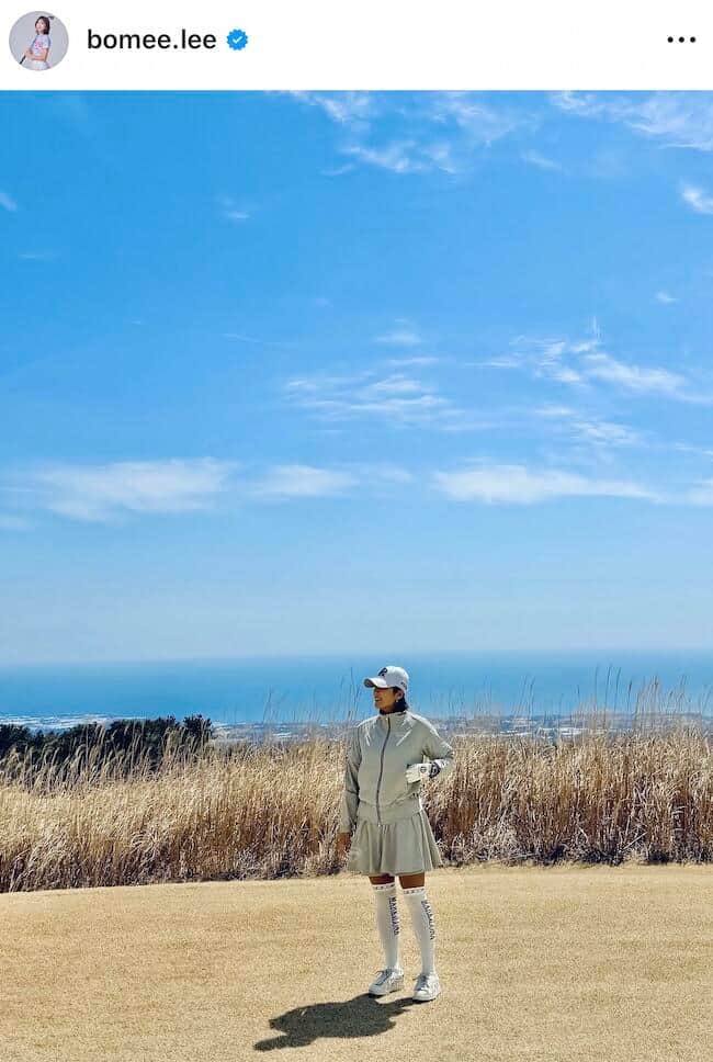 イ・ボミさんのインスタグラム（＠bomee.lee）より