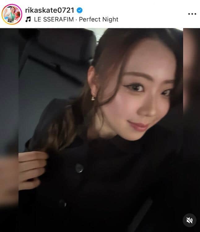 紀平梨花選手のインスタグラム（＠rikaskate0721）より