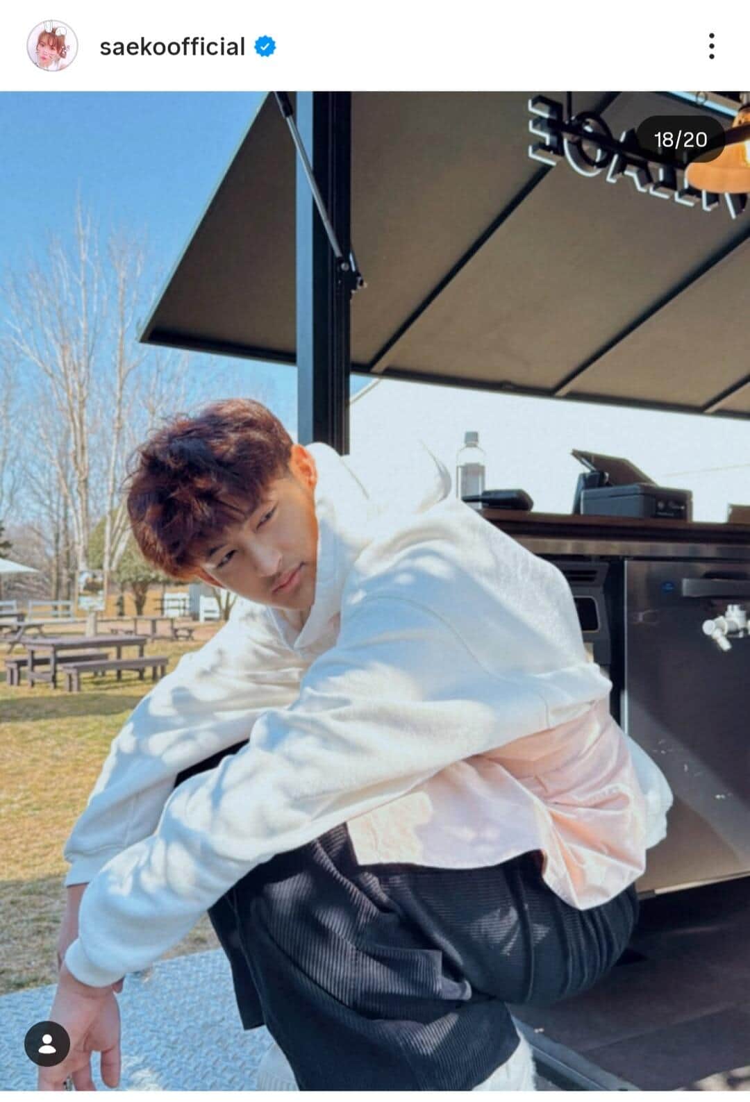 紗栄子さんのインスタグラム（＠saekoofficial）より