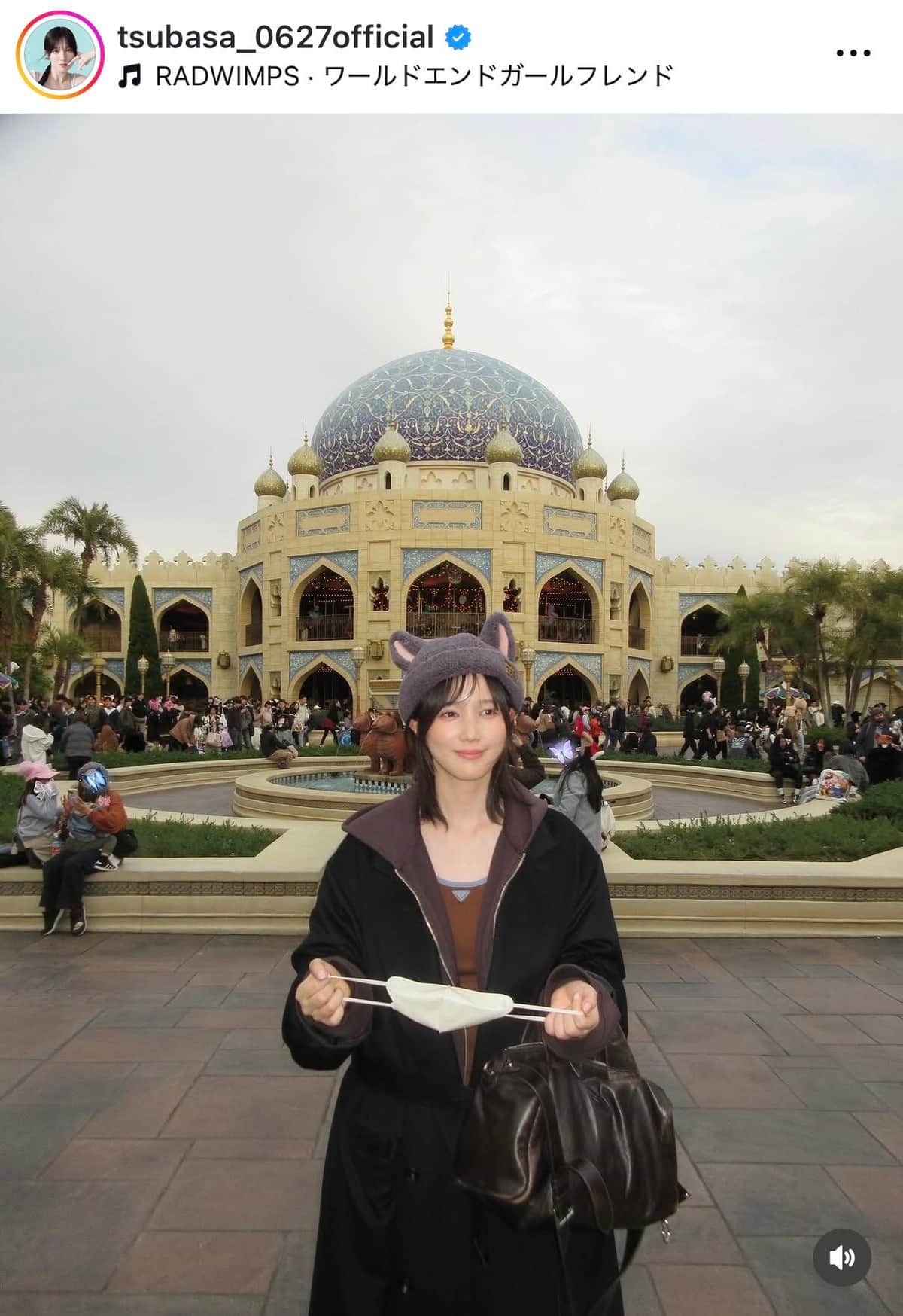 本田翼さんのインスタグラム（＠tsubasa_0627official）より