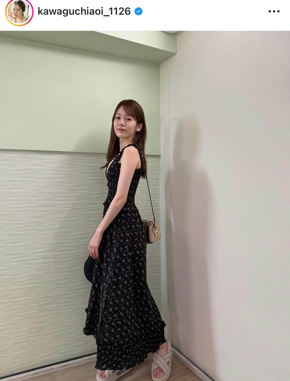 川口葵さんのインスタグラム（＠kawaguchiaoi_1126）より
