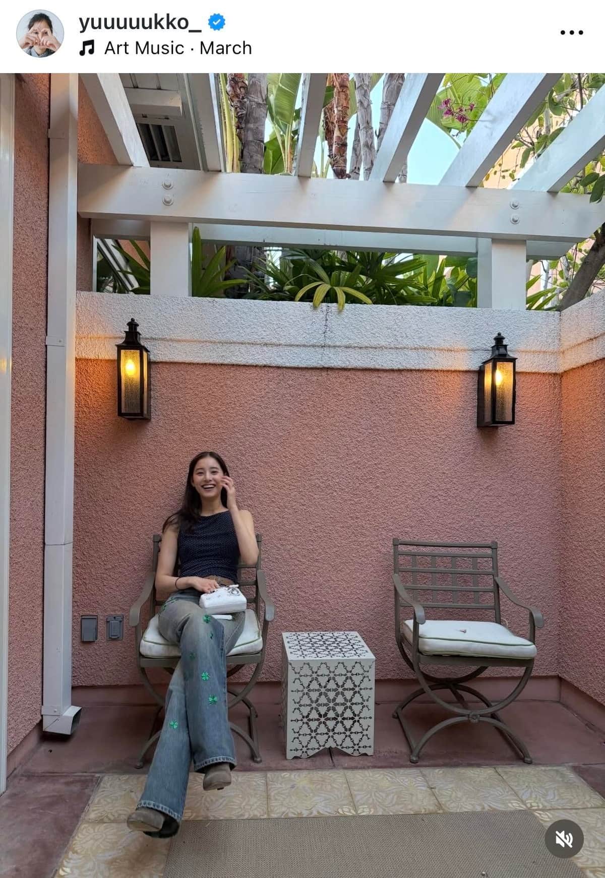 新木優子さんのインスタグラム（＠yuuuuukko_）より
