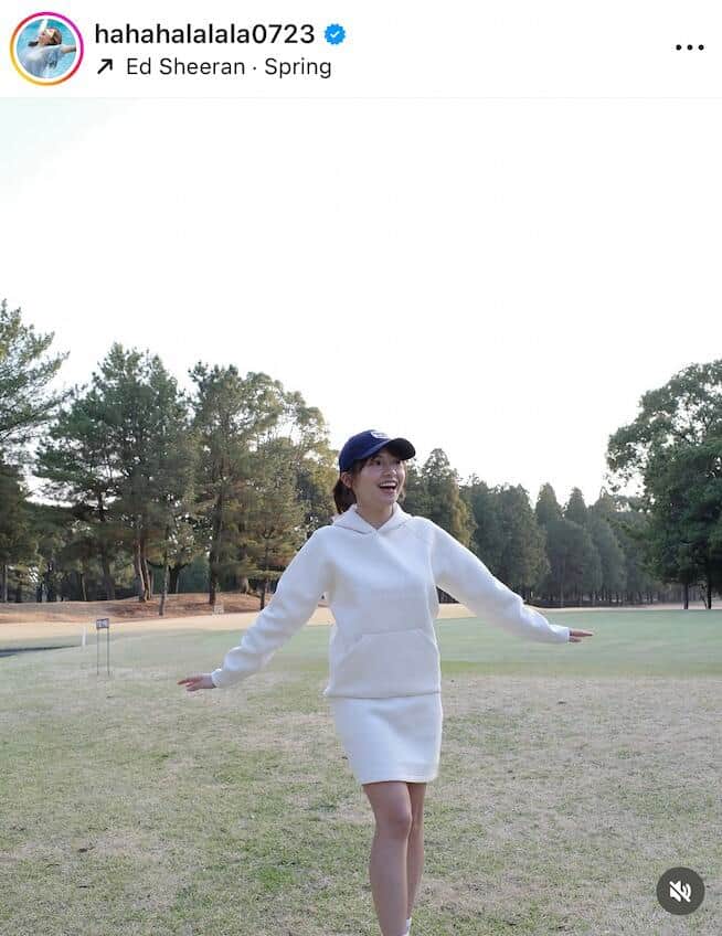 後藤楽々さんのインスタグラム（＠hahahalalala0723）より