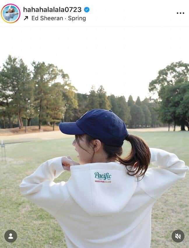 後藤楽々さんのインスタグラム（＠hahahalalala0723）より