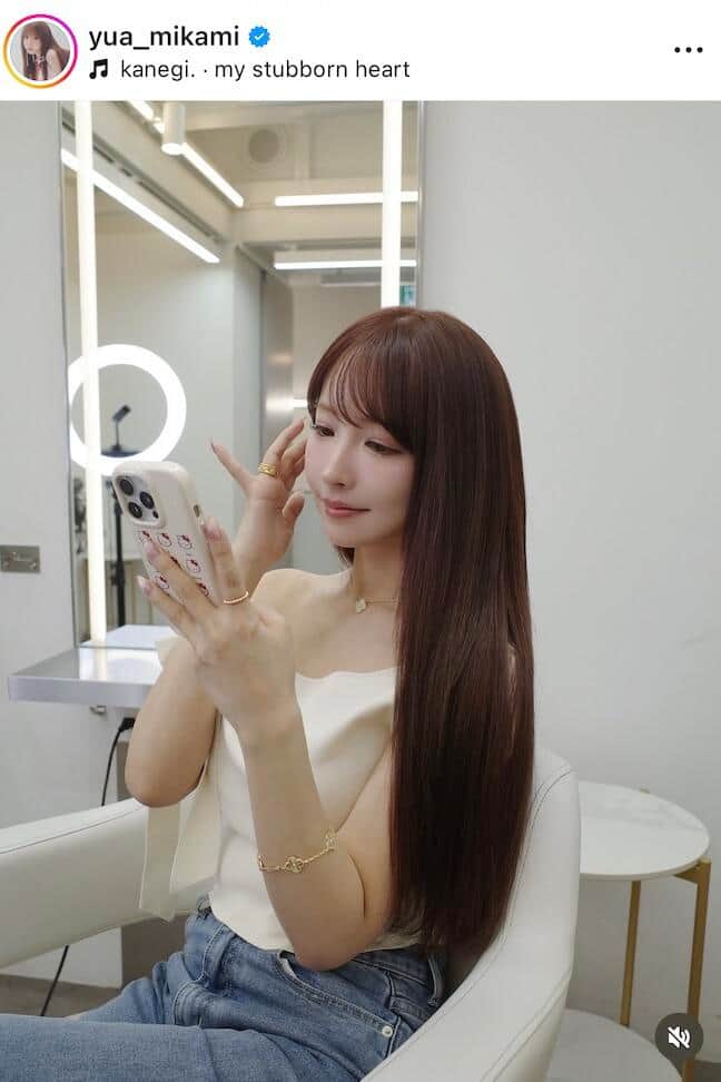 三上悠亜さんのインスタグラム（＠yua_mikami）より