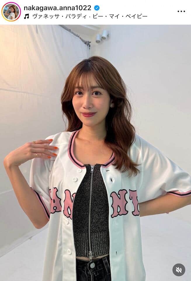 中川安奈さんのインスタグラム（＠nakagawa.anna1022）より