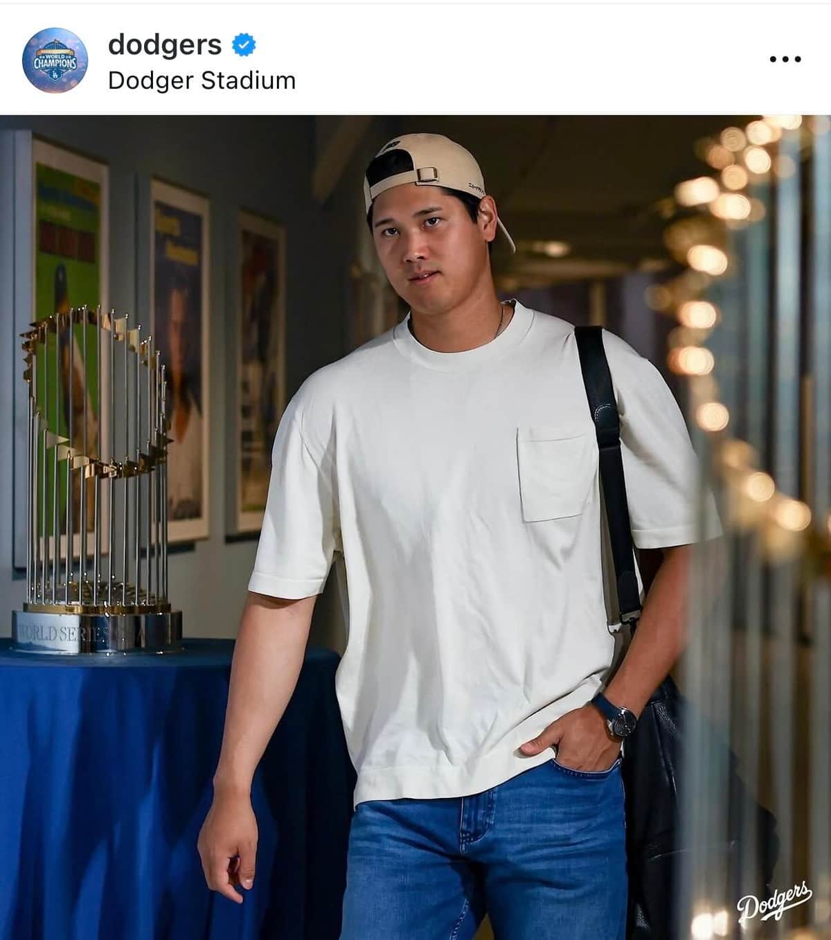 ロサンゼルス・ドジャース公式インスタグラム（＠dodgers）より