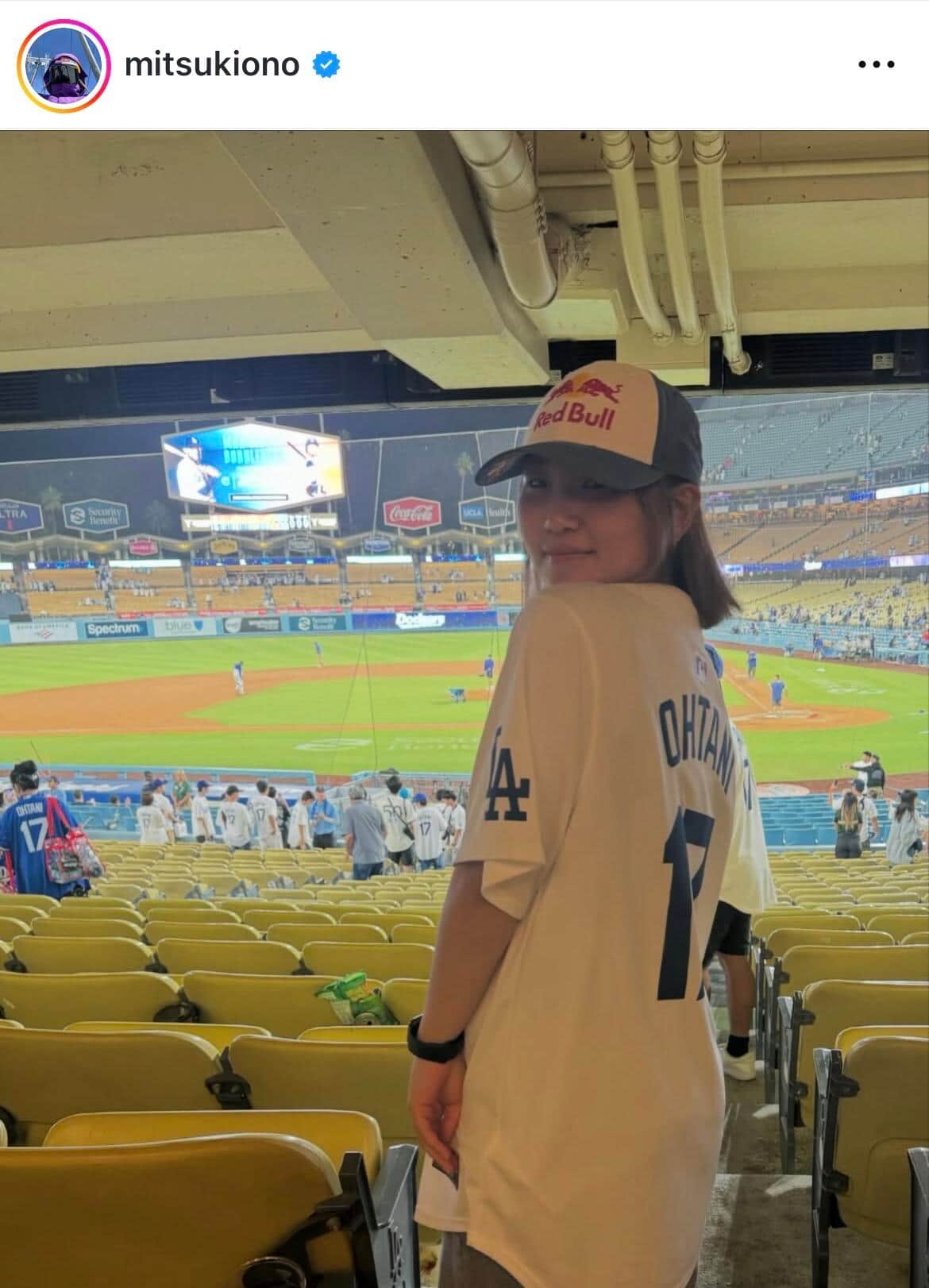 小野光希選手のインスタグラム（＠mitsukiono）より